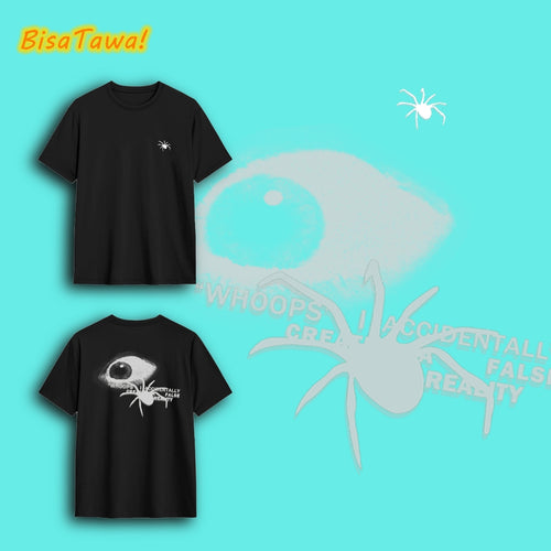 American Vintage Y2K Cotton Short T-Shirt Printed Round Neck Teenage Street Style Tops