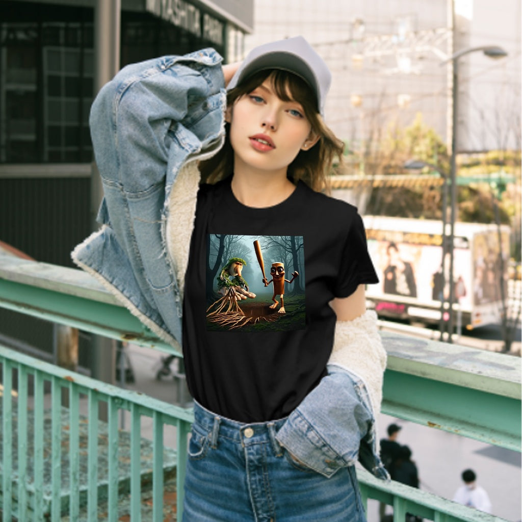 kaos anomali cowok Tung Tung Tung Sahur T Shirt  T Shirt Men's