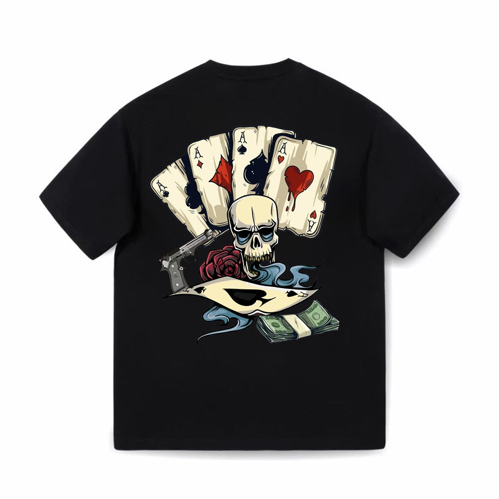 Oversized Wisdom T-Shirt, Oversized T-Shirt, Black, Unisex - Combed Cotton 20s