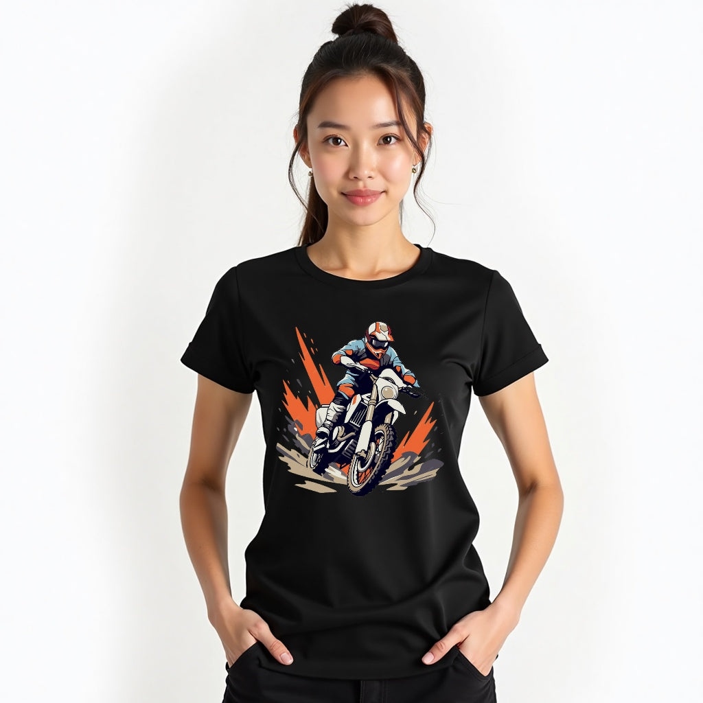 COD Cotton Short T Sleeve Motorcycle Print Round Neck Summer Street Style T Shirt Trendy White Tropical Fabric Menswear Top Tshirt Breathable Streetwear