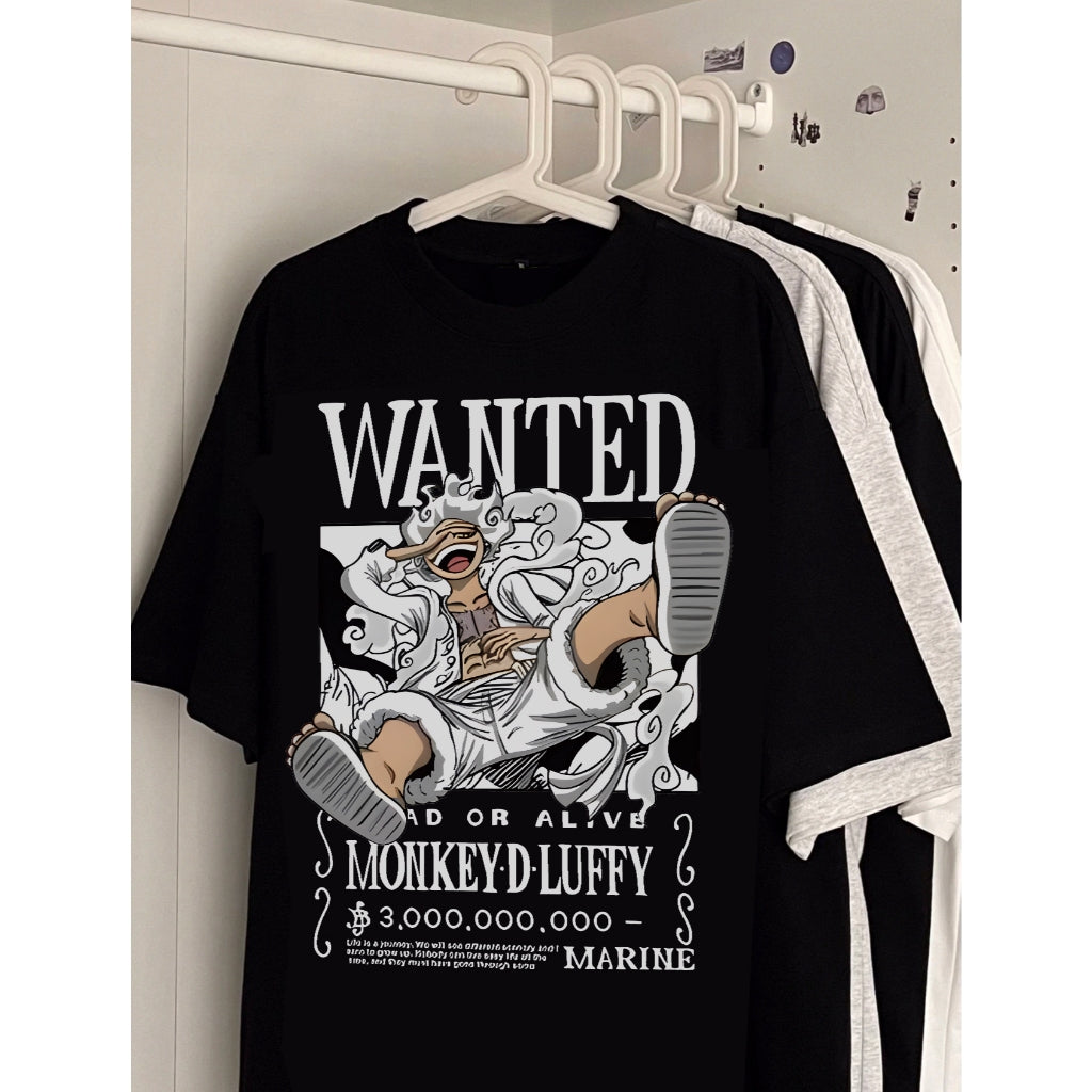 Men's T-Shirts, Unisex Style. Trendy Brand Pirate Luffy T-Shirts with Fashionable Front Design.