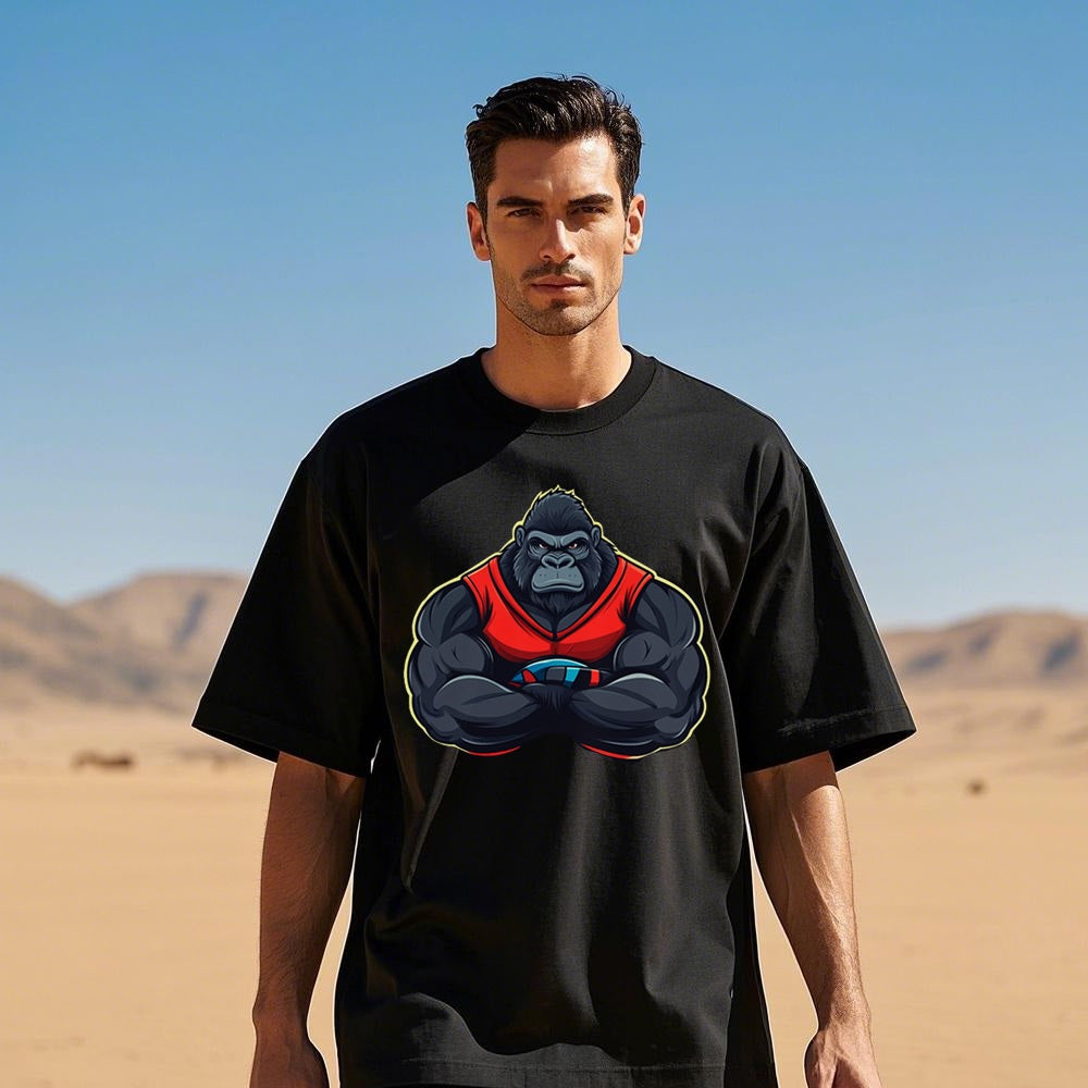 CTSYYDS Oversized Wisdom T-Shirt, Oversized T-Shirt, Black, Unisex - Combed Cotton 20s COD2