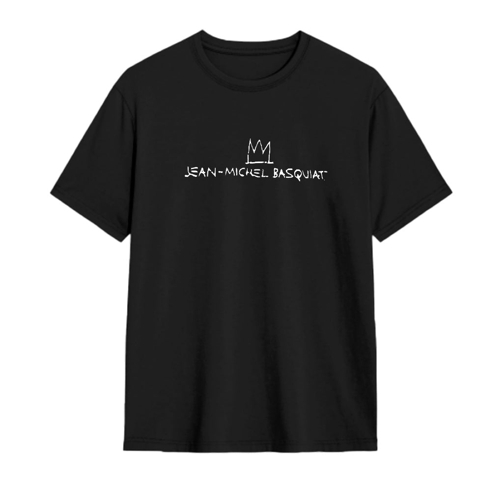 Street skateboarding style cotton short T-shirt spray paint graffiti print round neck loose summer