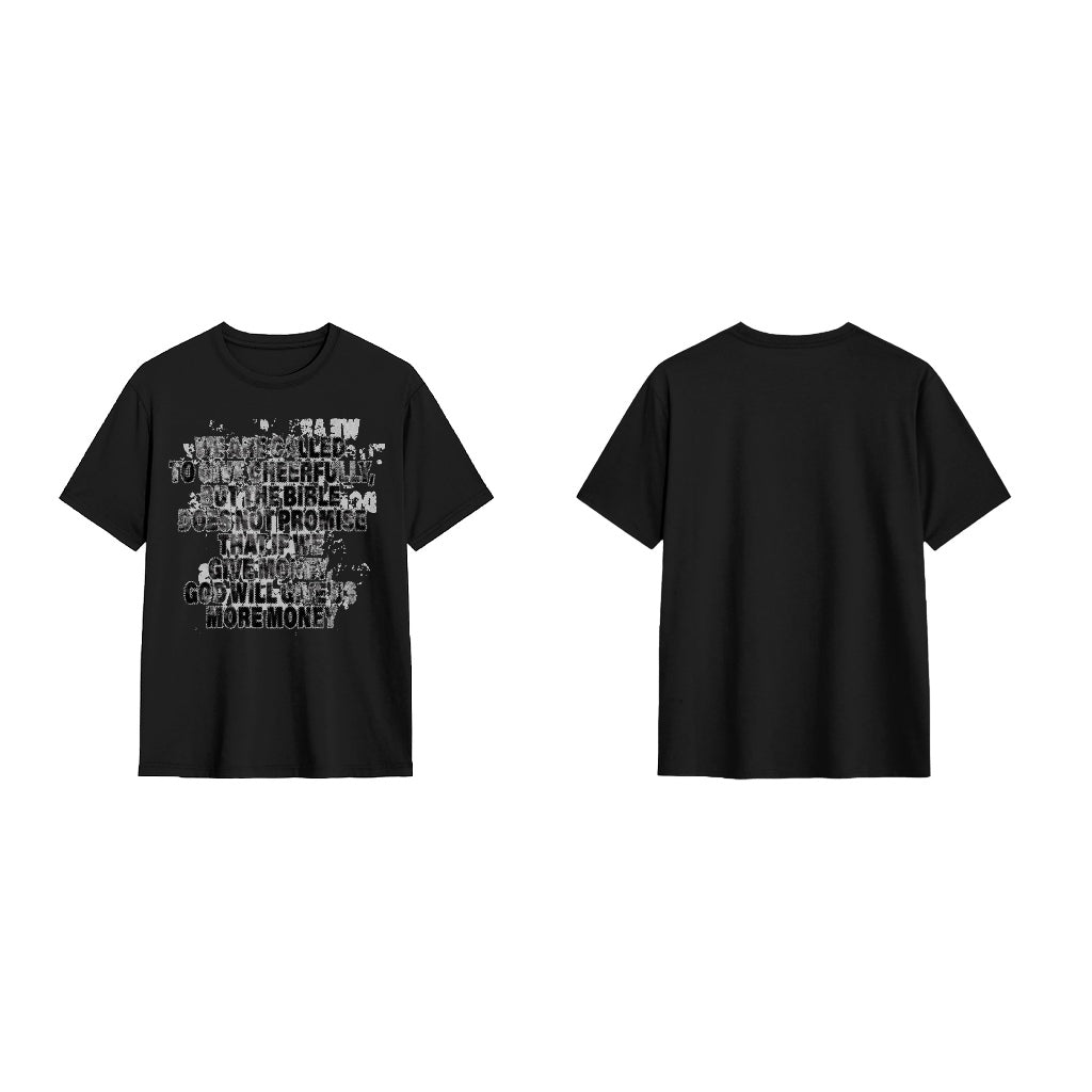 elevendays boxy fit Versi modis Huruf cetak besar Kaos pendek katun trendi model pria dan wanita