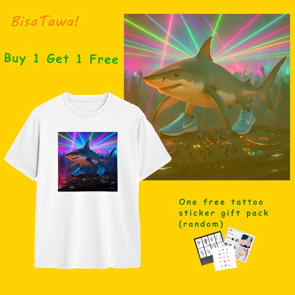 Tung Tung Tung Sahur Meme Lucu Kaos Lucu Kaos Lengan Pendek Lucu Atasan Pria
