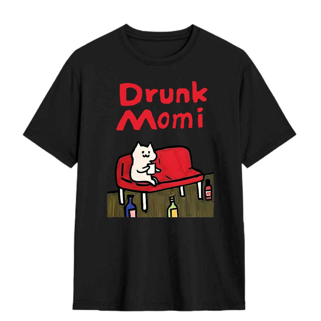 Cotton short-sleeved printed round neck funny teenagers men and women models loose tide T-shirt