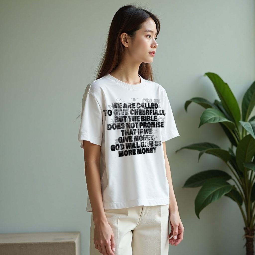 elevendays boxy fit Versi modis Huruf cetak besar Kaos pendek katun trendi model pria dan wanita