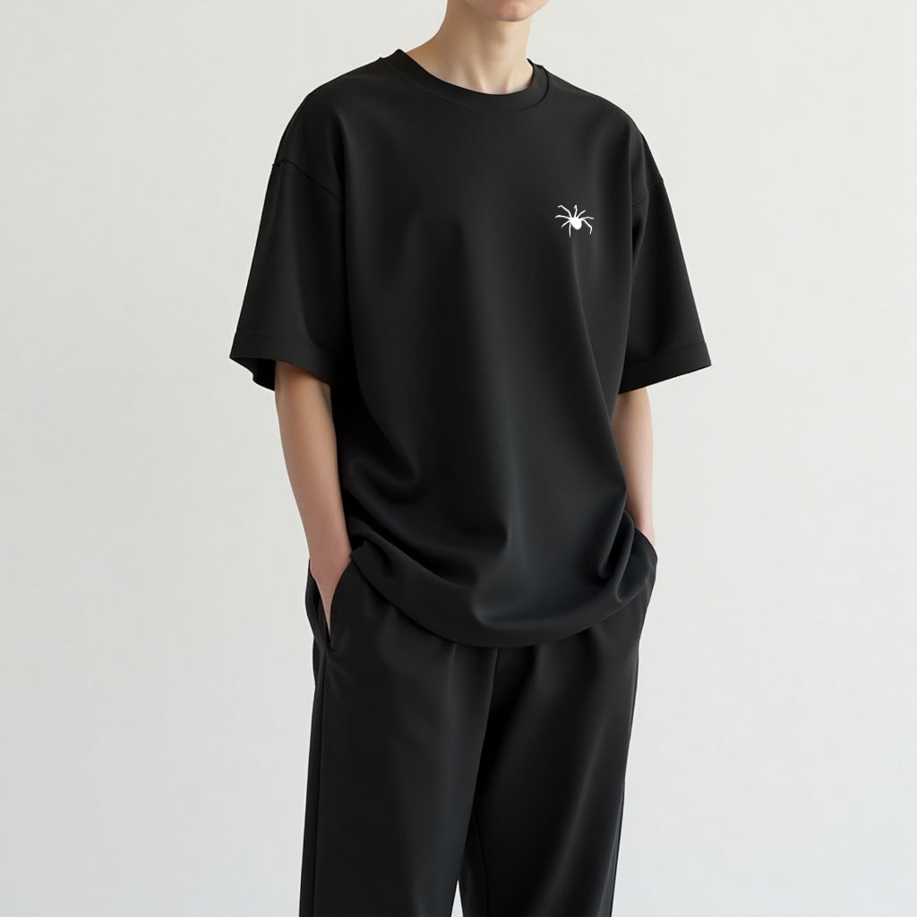 American Vintage Y2K Cotton Short T-Shirt Printed Round Neck Teenage Street Style Tops
