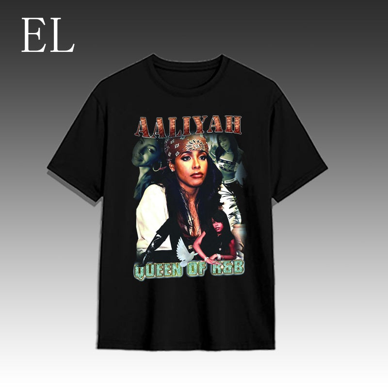 T-shirt vintage Oversized Box Fit T-Shirt Collection 'All We Have is Now' in Black & White – Cotton Combed 20s