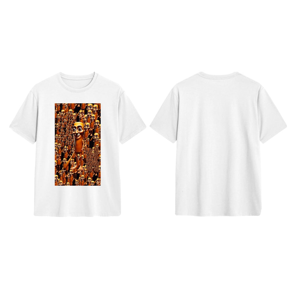 tung tung sahur kaos Kaos Cetak Lucu untuk Pria dan Wanita  Distro Baju Pendek Dewasa
